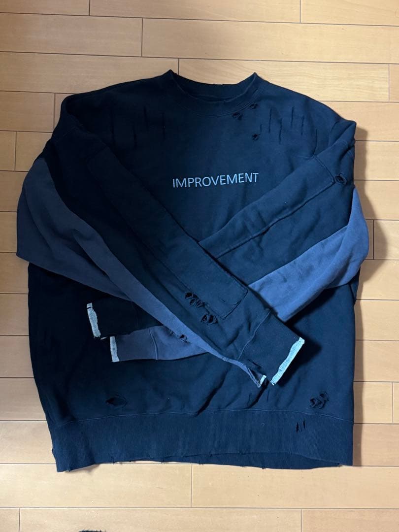 トップス 23aw stein OVERSIZED REBUILD SWEAT LS