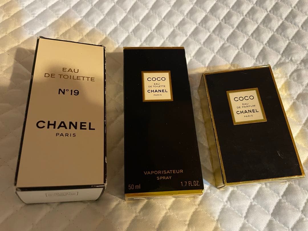 3本まとめCHANEL N°19 & COCO 香水セット 50ml 100ml