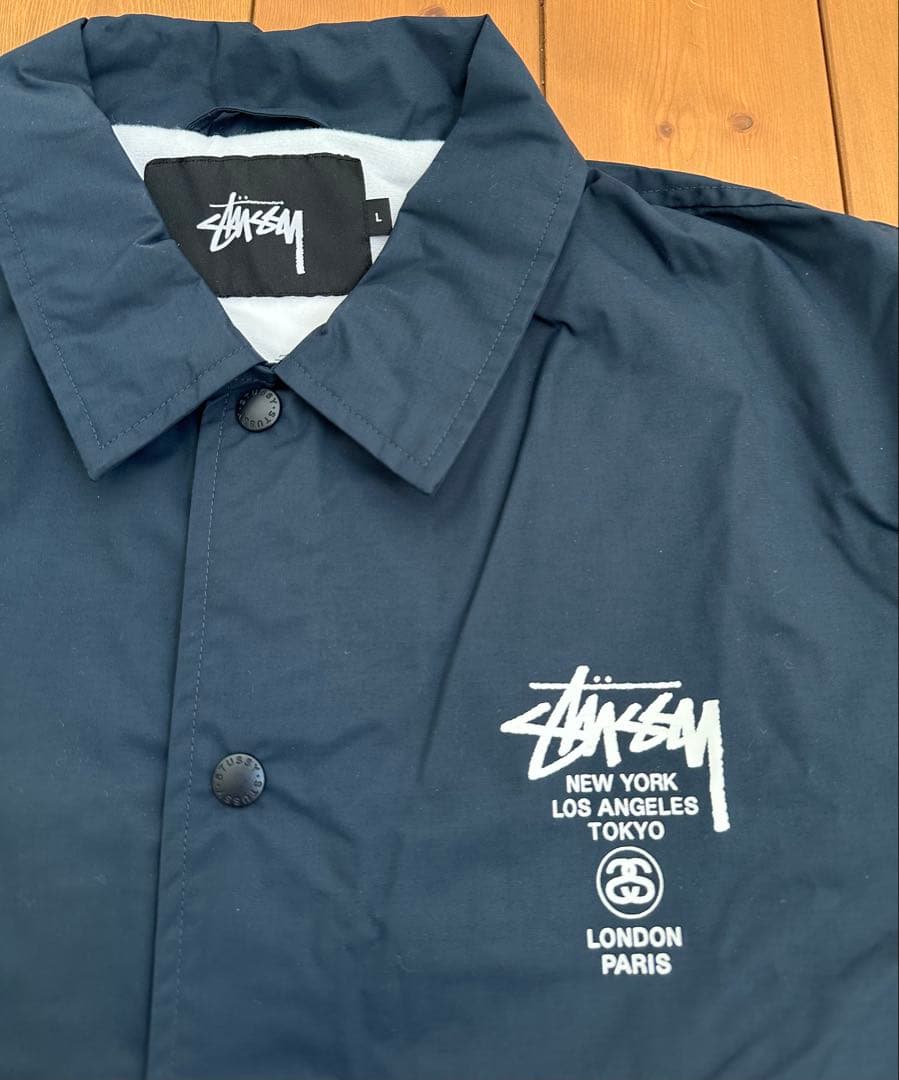 STUSSY/ステューシー WORLD TOURコーチジャケット【送料込み】