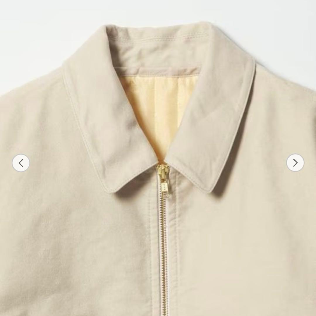 ＜６(ROKU)＞コットンピーチ ブルゾン