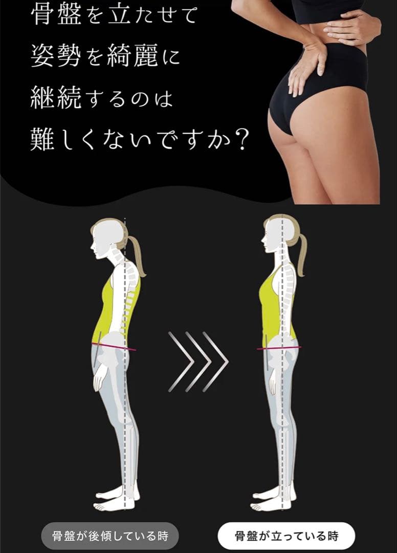 PELVISMAKE 腰痛ヒップアップ骨盤猫背サポート カイロプラクター開発