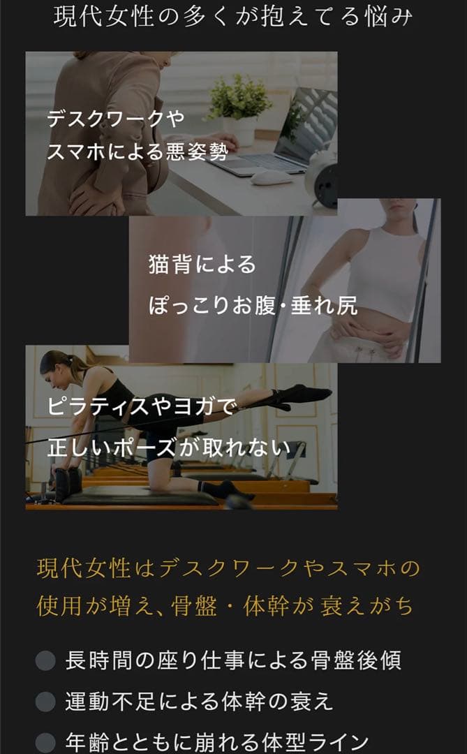 PELVISMAKE 腰痛ヒップアップ骨盤猫背サポート カイロプラクター開発