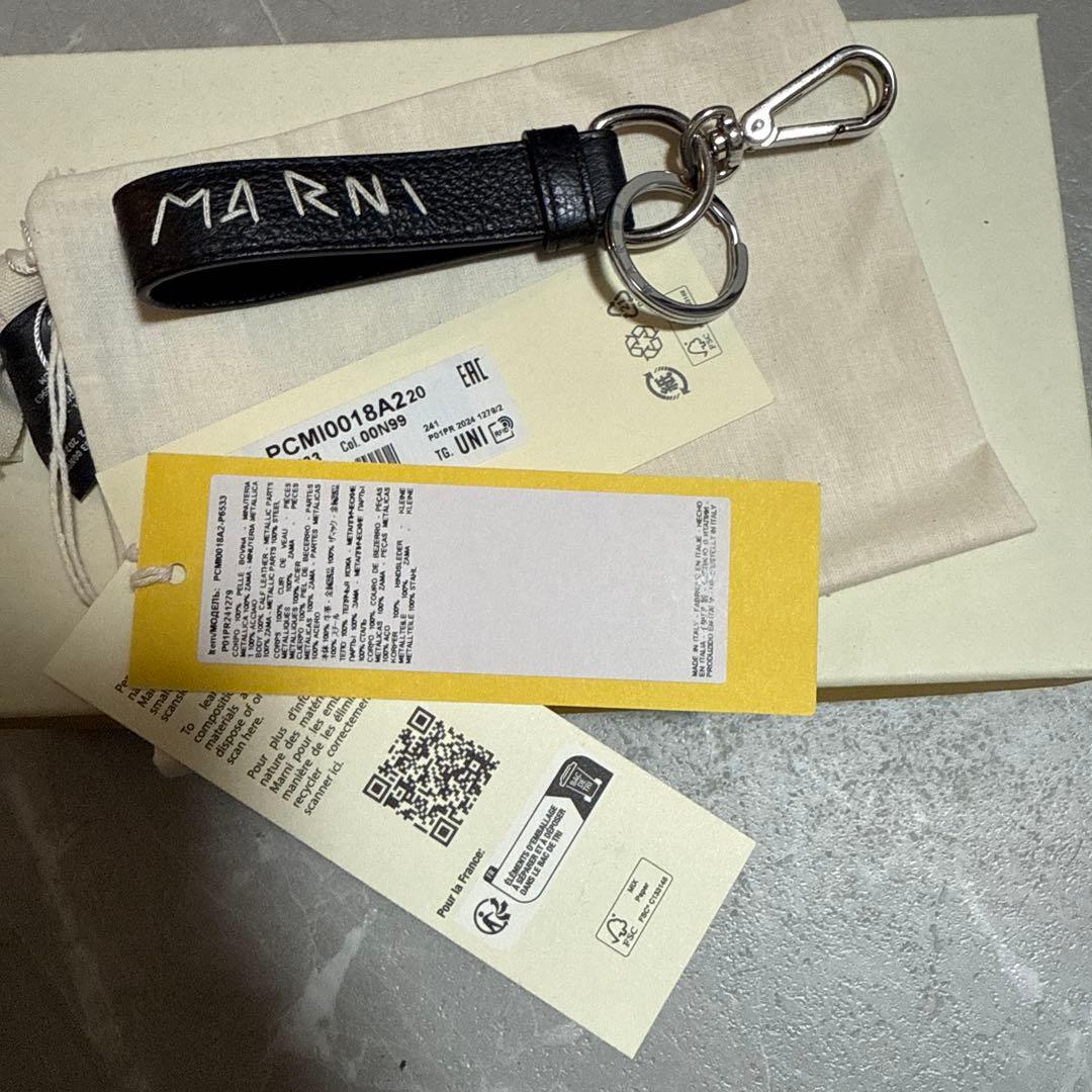 【新品】MARNI レザーキーリング