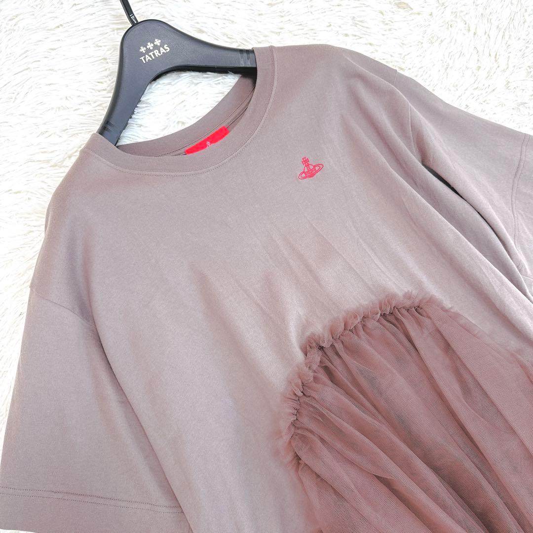 美品✨　Vivienne Westwood ボリュームチュールドレス　オーブ刺繍