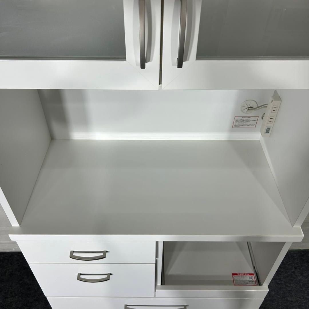 ニトリ キッチンボード コパン 幅80cm 食器棚 キッチン収納 d3841