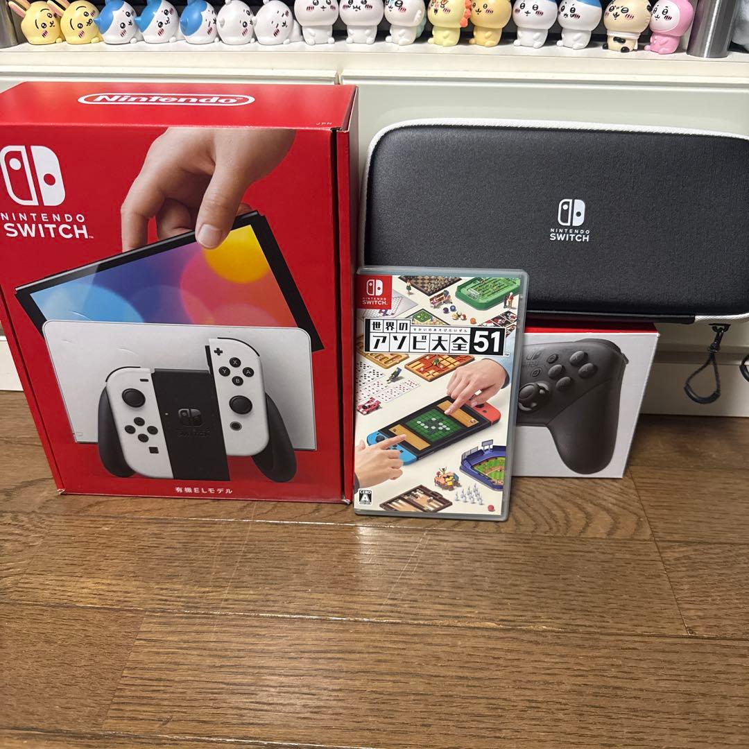 ピ*ザ様 Nintendo Switch Lite ホワイト 本体 + 付属品