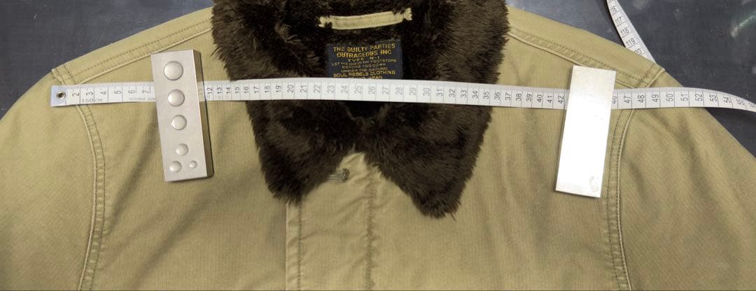 WACKOMARIA ワコマリア　デッキジャケット　カーキ N-1