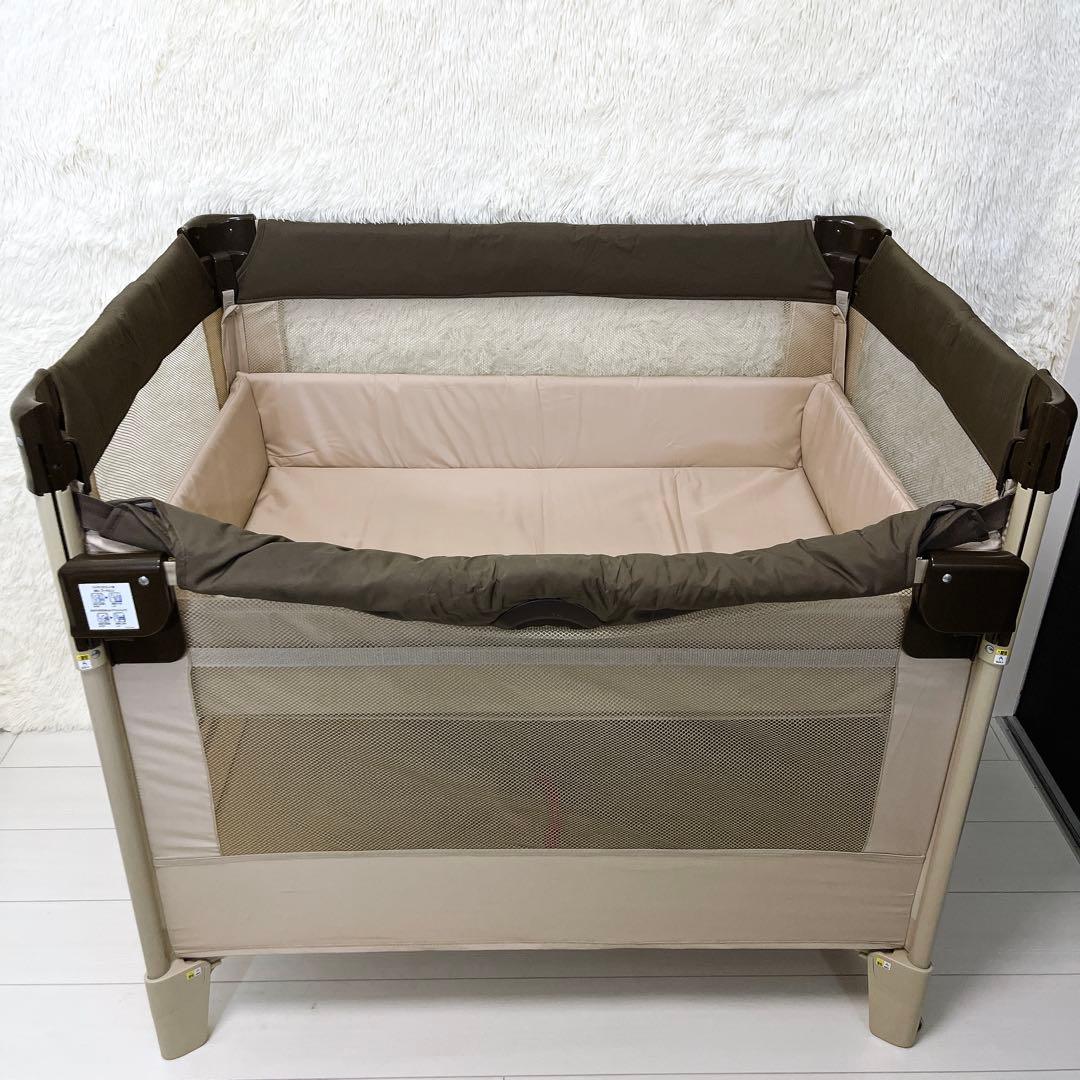 Aprica アップリカ ベビーベッド ココネル ココア 綺麗 美品