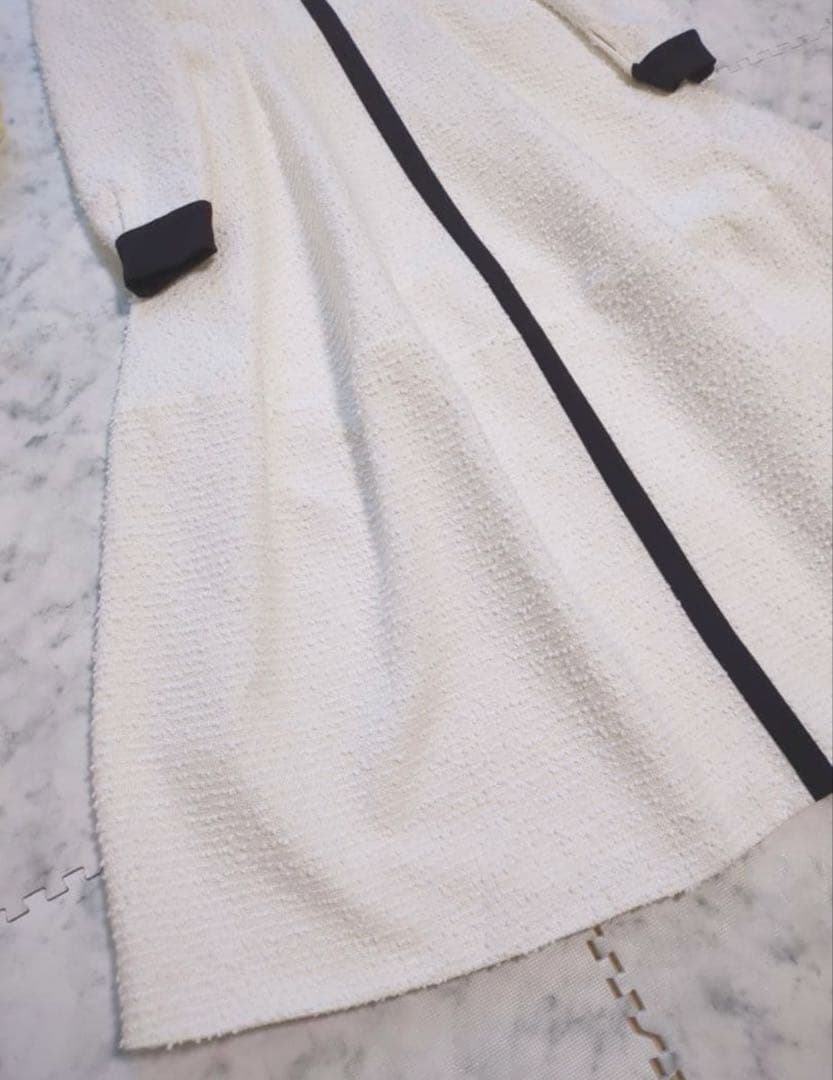 超美品 BIRTHDAYBASH ツイード ワンピース バイカラー