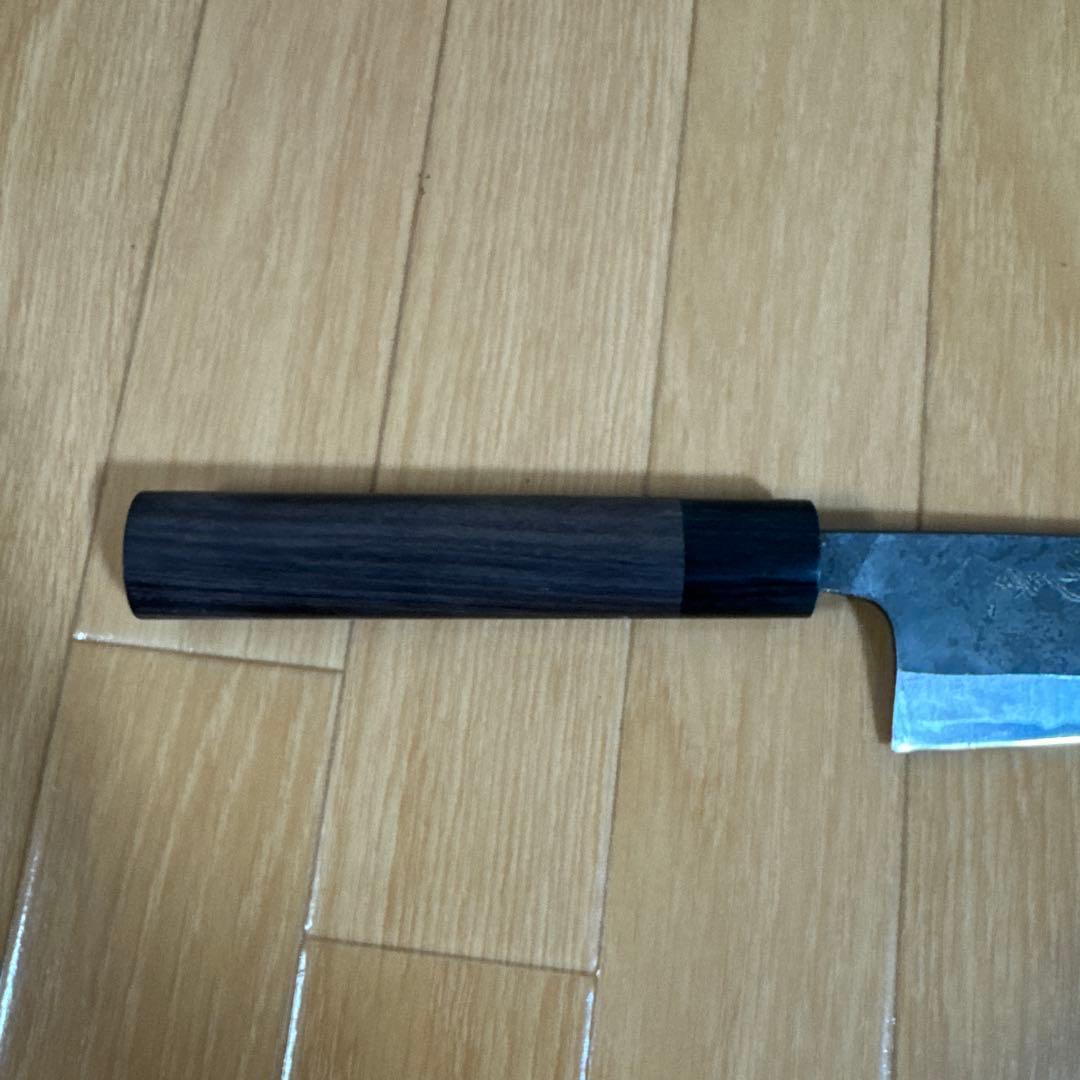 鍔屋 黒打 牛刀 本種子島 21cm