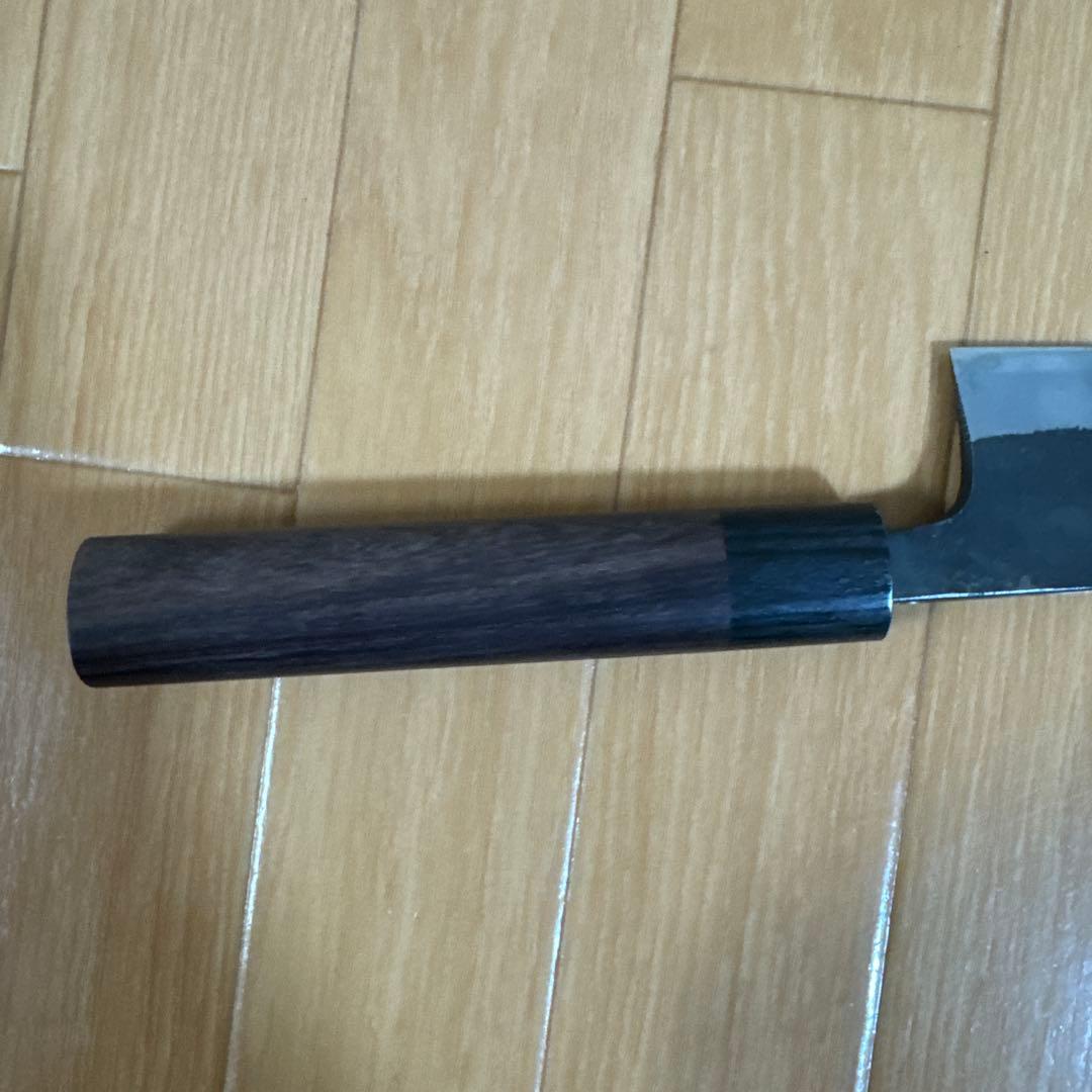 鍔屋 黒打 牛刀 本種子島 21cm