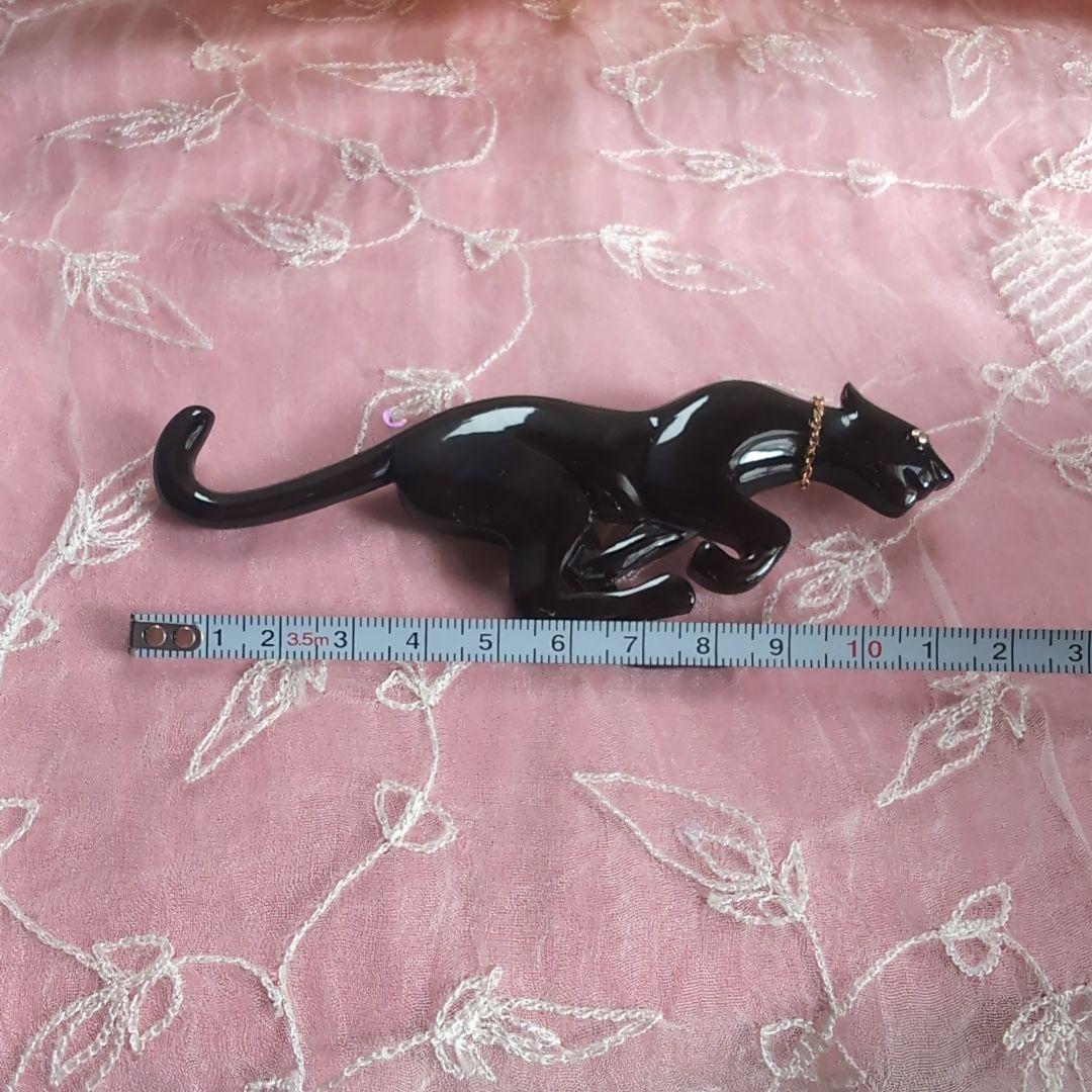 ★お値下げ★本鼈甲ピューマモチーフブローチ