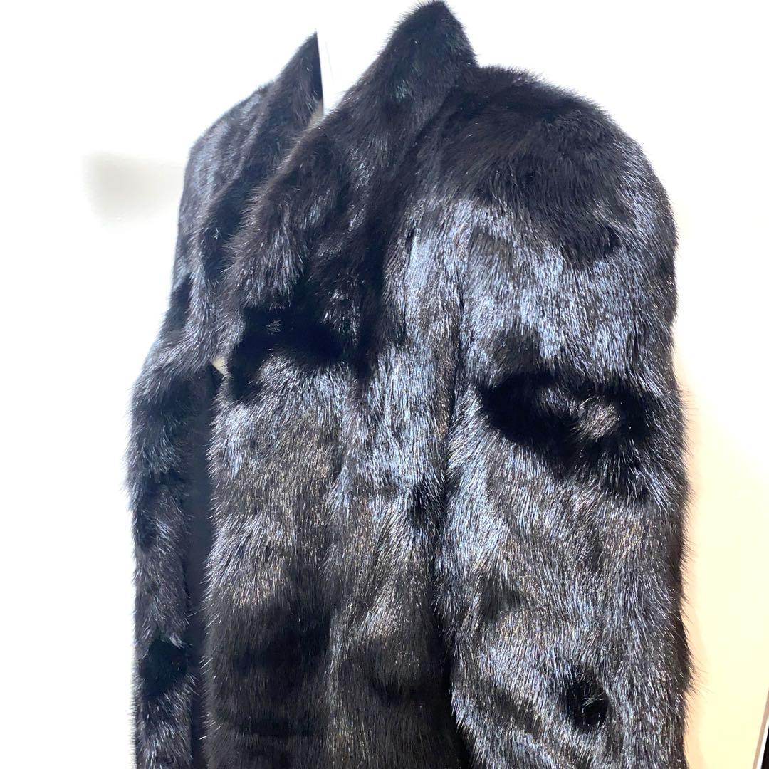 美品♡黒ミンクリアルファーコート