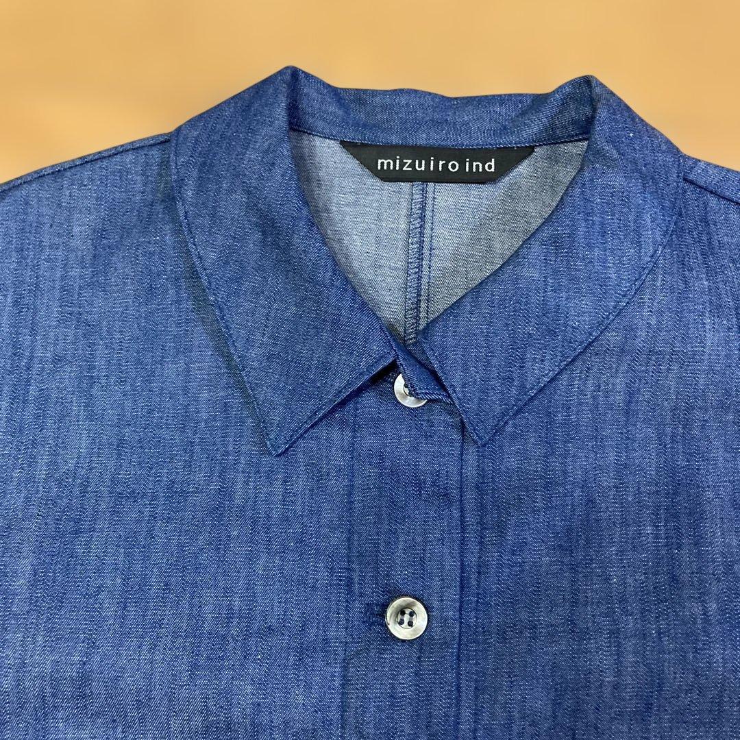 未使用【mizuiro ind/ミズイロインド】デニムジャケット