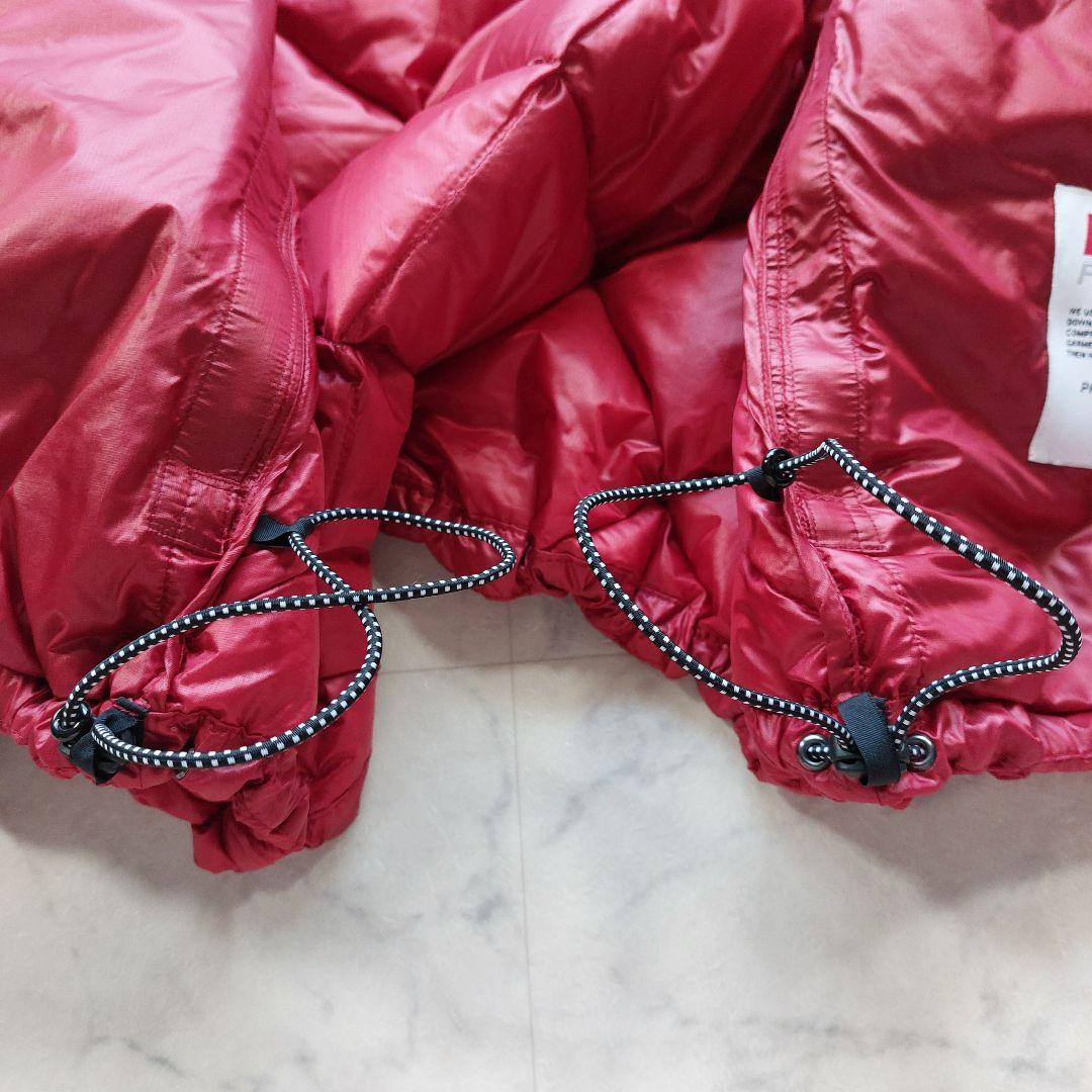 未使用級 高級グースダウン エディーバウアー ダウンベスト XL 赤