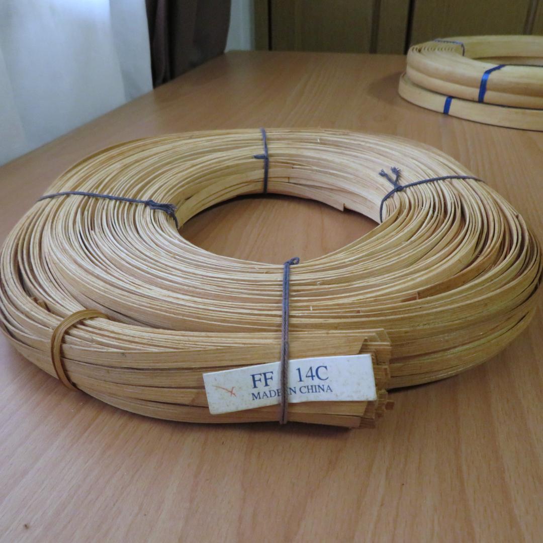 ハンドメイド　バスケット材料　リード　5点まとめて　約2,100g　木製　かご籠