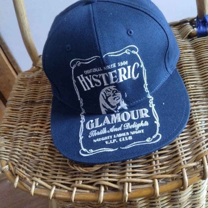 HYSTERIC GLAMOUR ネイビーキャップ