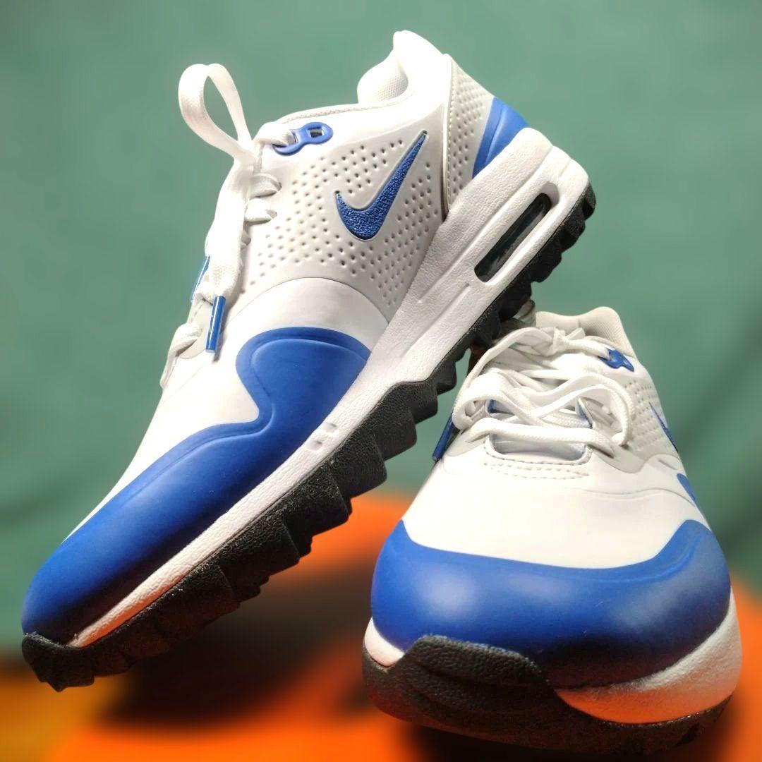 NikeAirMax ゴルフシューズ ホワイト/ブルー　AQ0863102　レア