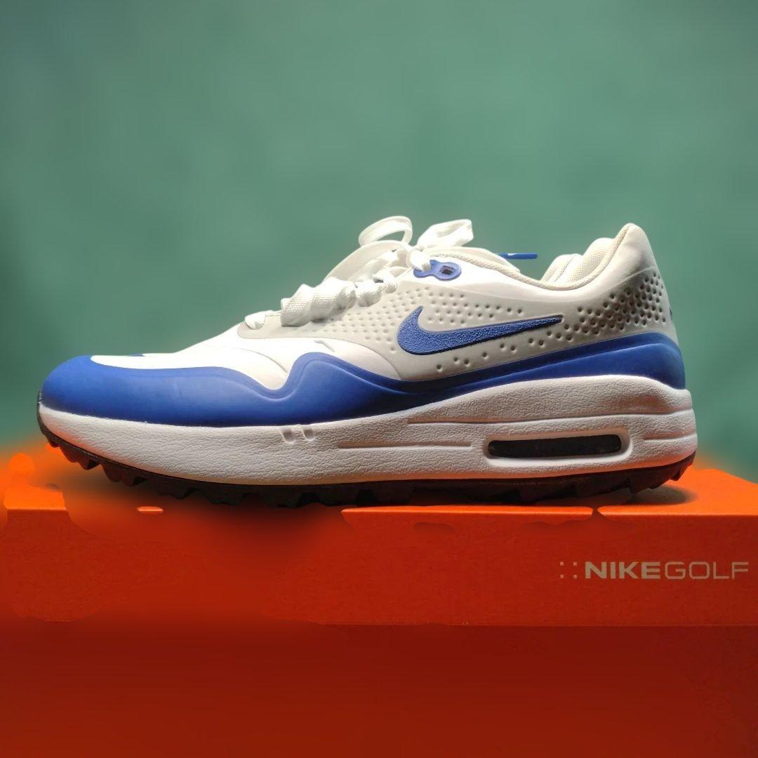 NikeAirMax ゴルフシューズ ホワイト/ブルー　AQ0863102　レア