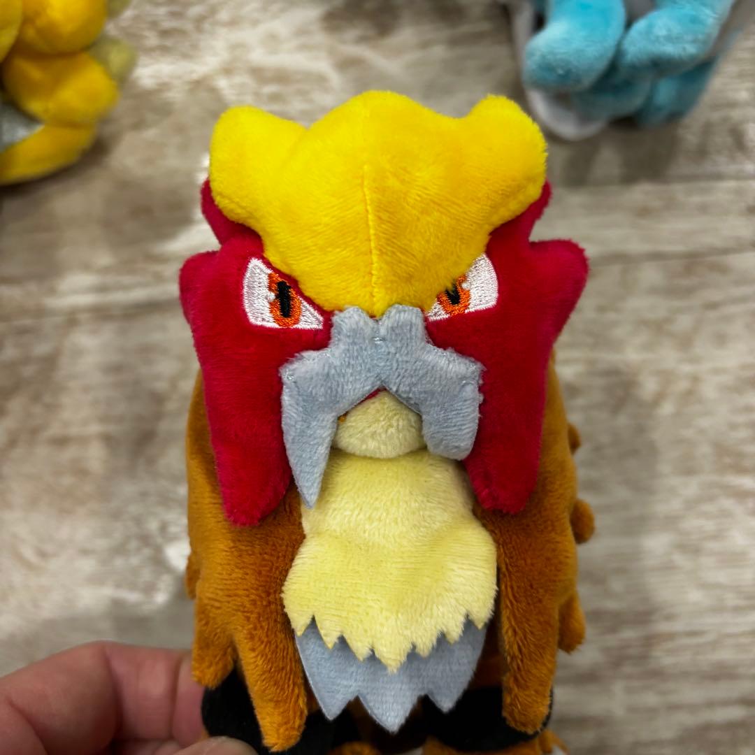 ポケモンフィット スイクン ライコウ エンテイ ぬいぐるみ　ポケモンセンター