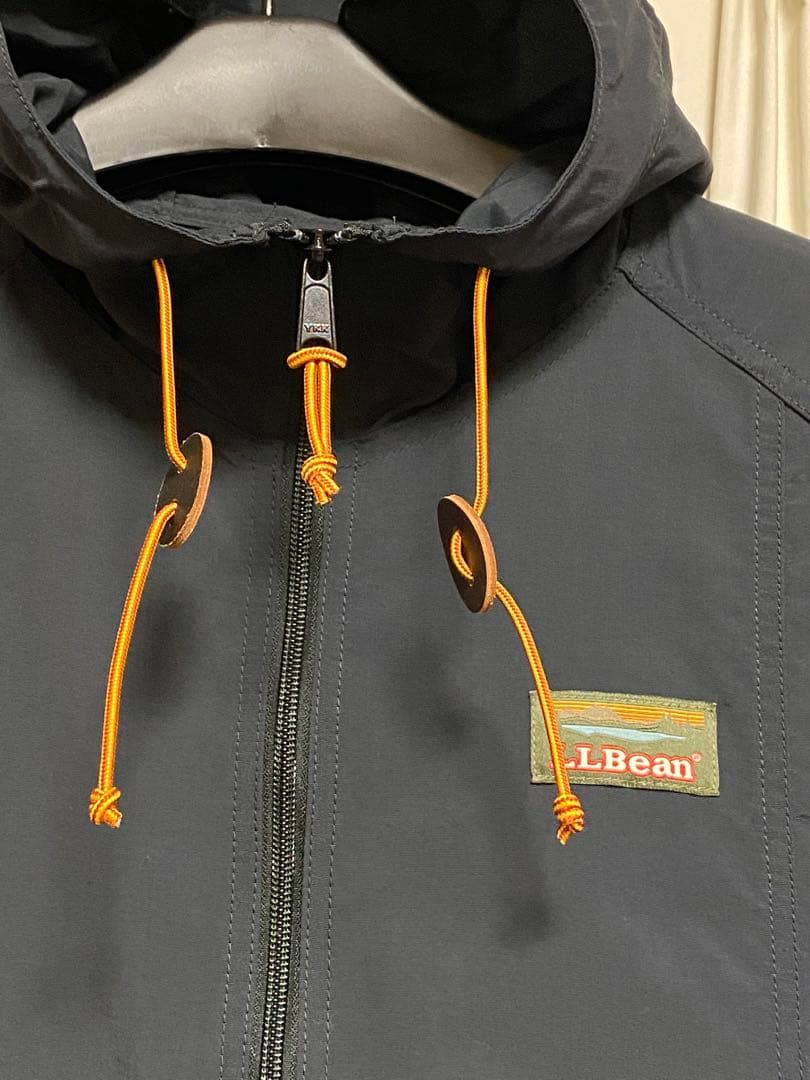 【未使用品】LLBean アノラックパーカー　XLサイズ ナイロンジャケット 黒