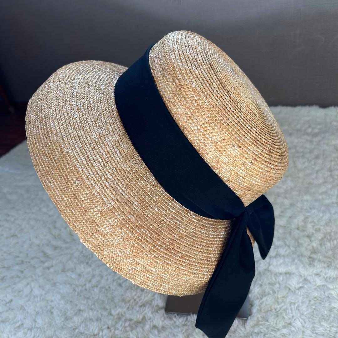 【訳あり】現行品未使用級✨シャポードオー カサブランカ　麦わら帽子