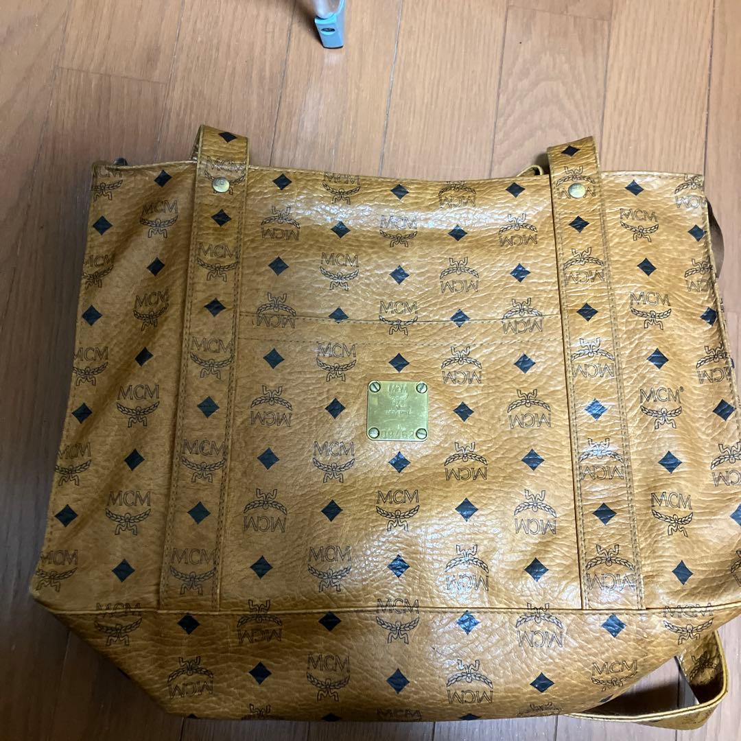 MCM ロゴトートバッグ ブラウン　値下げ不可