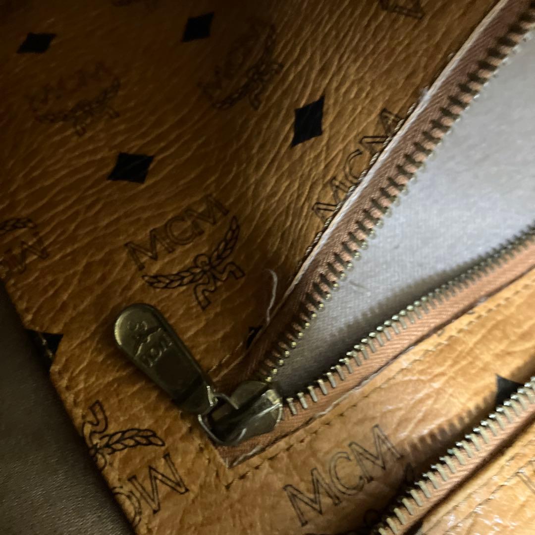 MCM ロゴトートバッグ ブラウン　値下げ不可