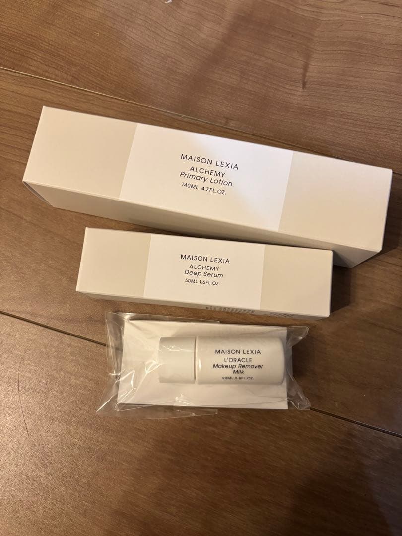 ＜新品⭐︎未開封＞　MAISON LEXIA アルケミー　化粧水2本・洗顔料