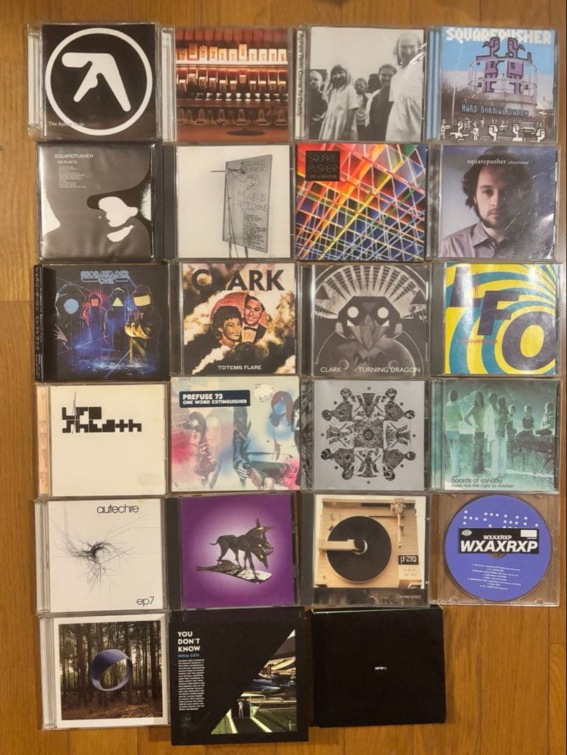 廃盤 レア盤 WARP ワープ エイフェックス・ツイン スクエアプッシャー cd