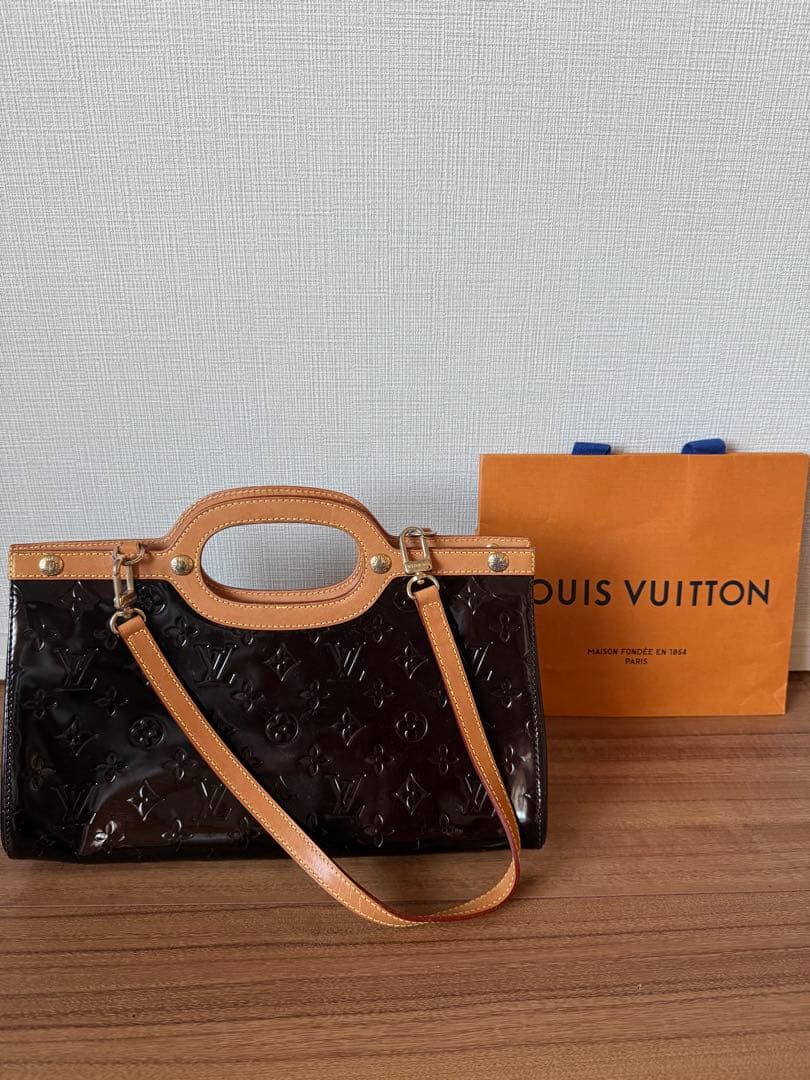 LOUIS VUITTON ダークブラウン ハンドバッグ