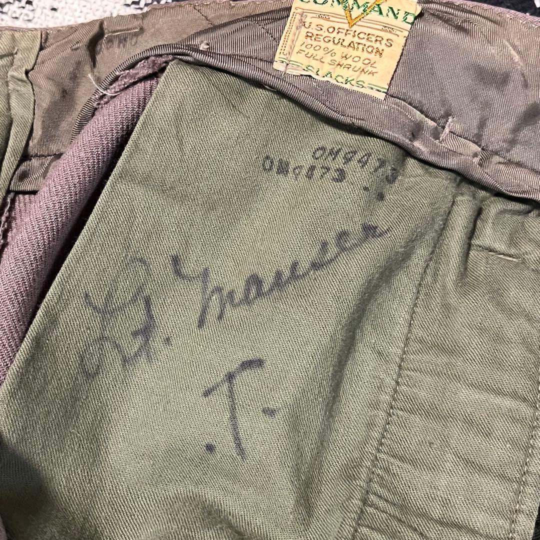 め*ん様 40s 50s ウィップコード ヴィンテージ ワークパンツ レーヨン