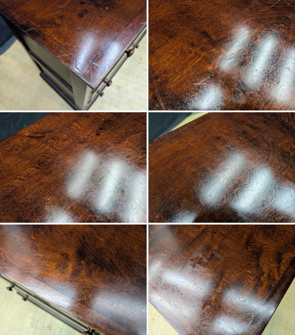 神居民芸　樺 カバ材　ローチェスト　整理箪笥　箪笥　タンス　チェスト　蟻組　民藝