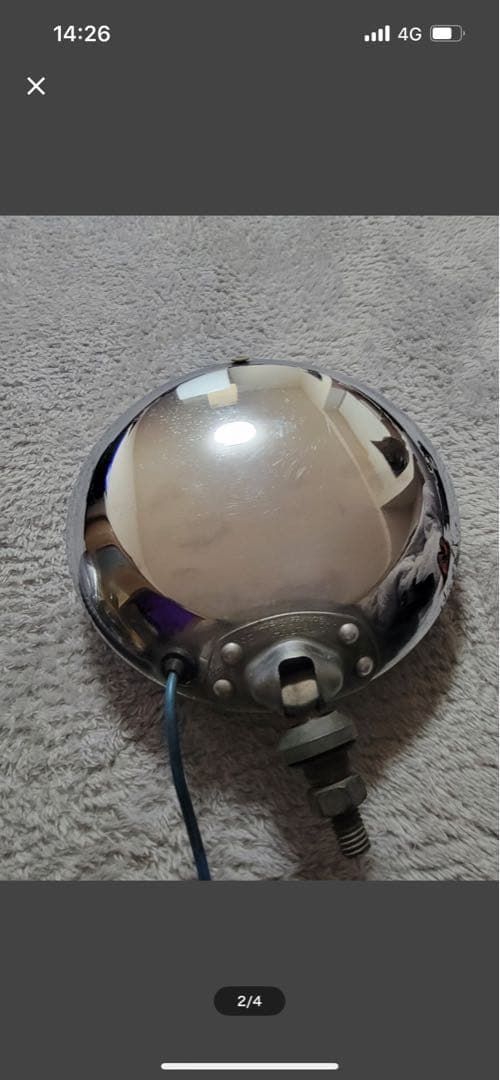 マーシャル フォグランプ イエローレンズ MARCHAL 当時物