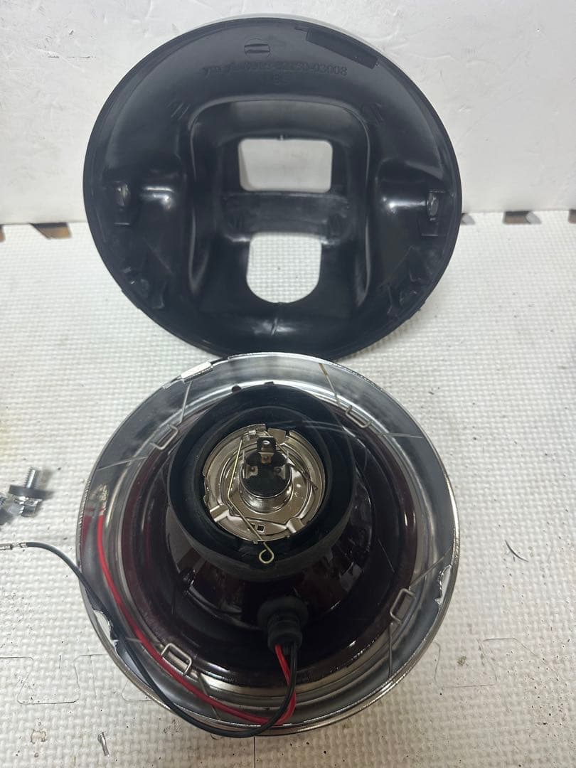 新品/当時物シビエスーパーオスカー凹みレンズ付きヘッドライトASSYマーシャル