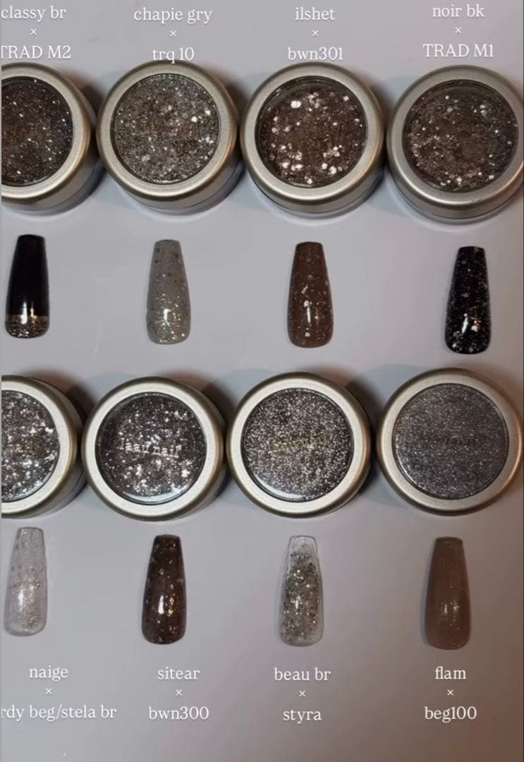 laau nail glit shower 14色セット