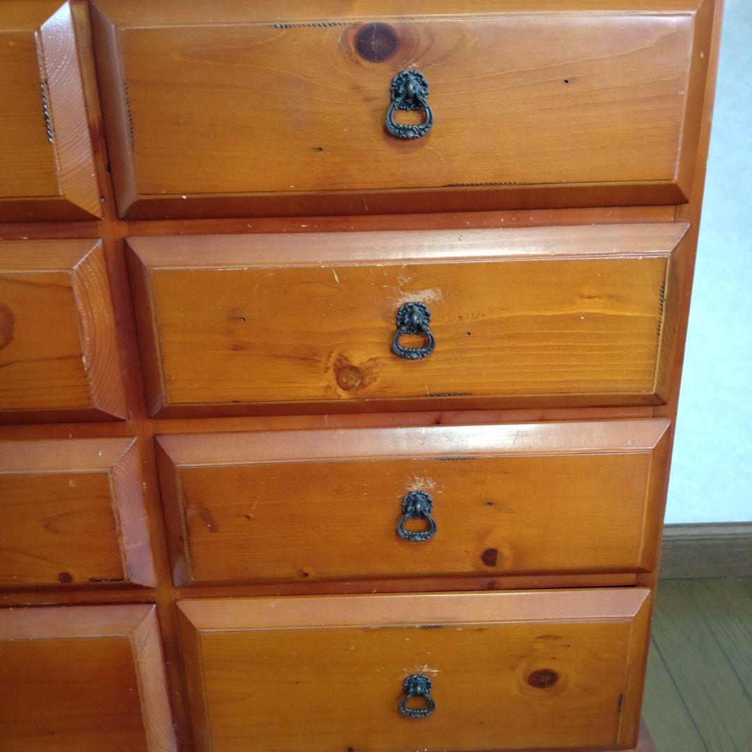 アンティーク風　木製チェスト