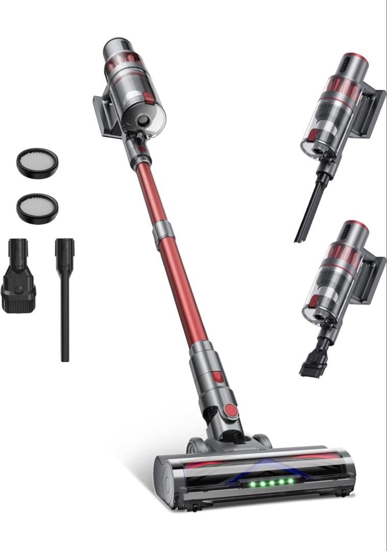 【新品未使用】掃除機 55000pa超強力吸引 自立式 コードレス 2WAY