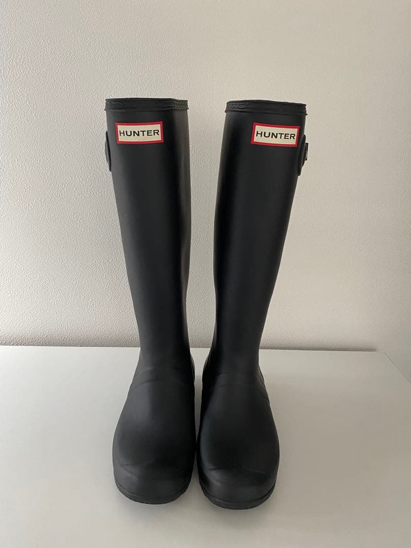 HUNTER 長靴 バックル付き　UK4 EU37 US6