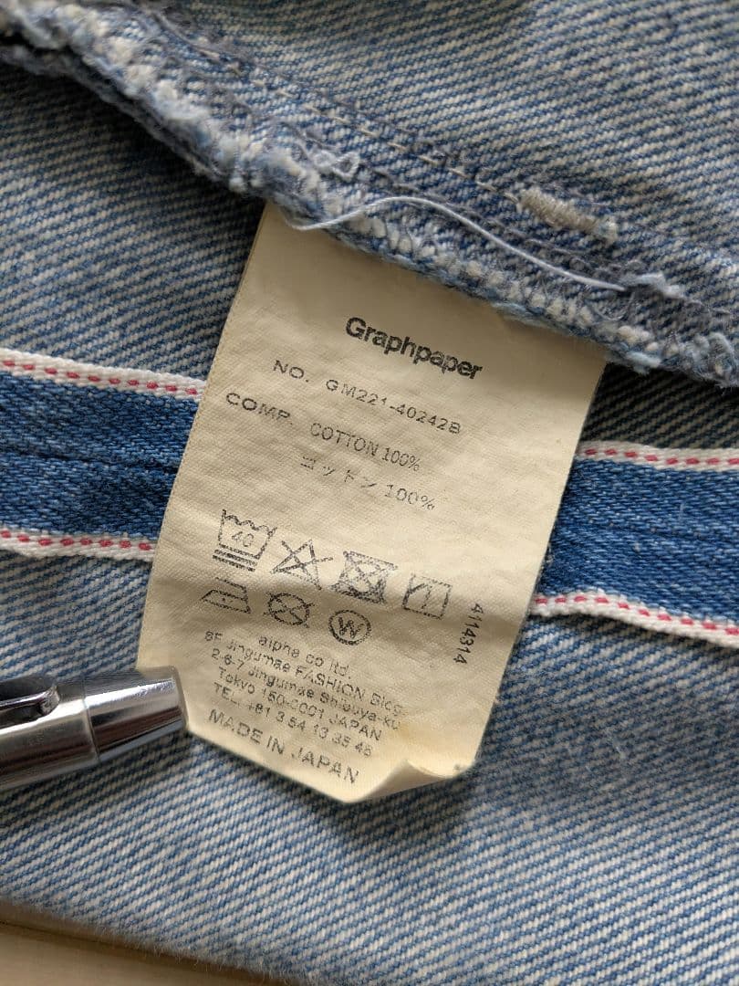 パンツ Selvage Denim Five Pocket Tapered Pants