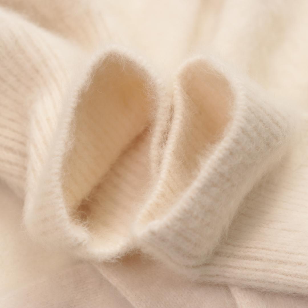 ✨ルルウィルビー✨22AW ベルテッド シャギー ウールカシミヤローブ