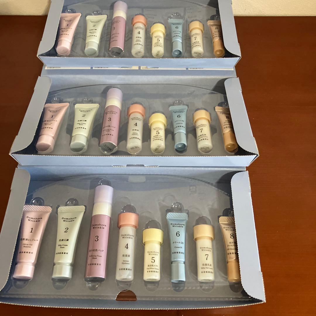 ドモホルンリンクル　基本8点セットサンプル3箱とおまけ