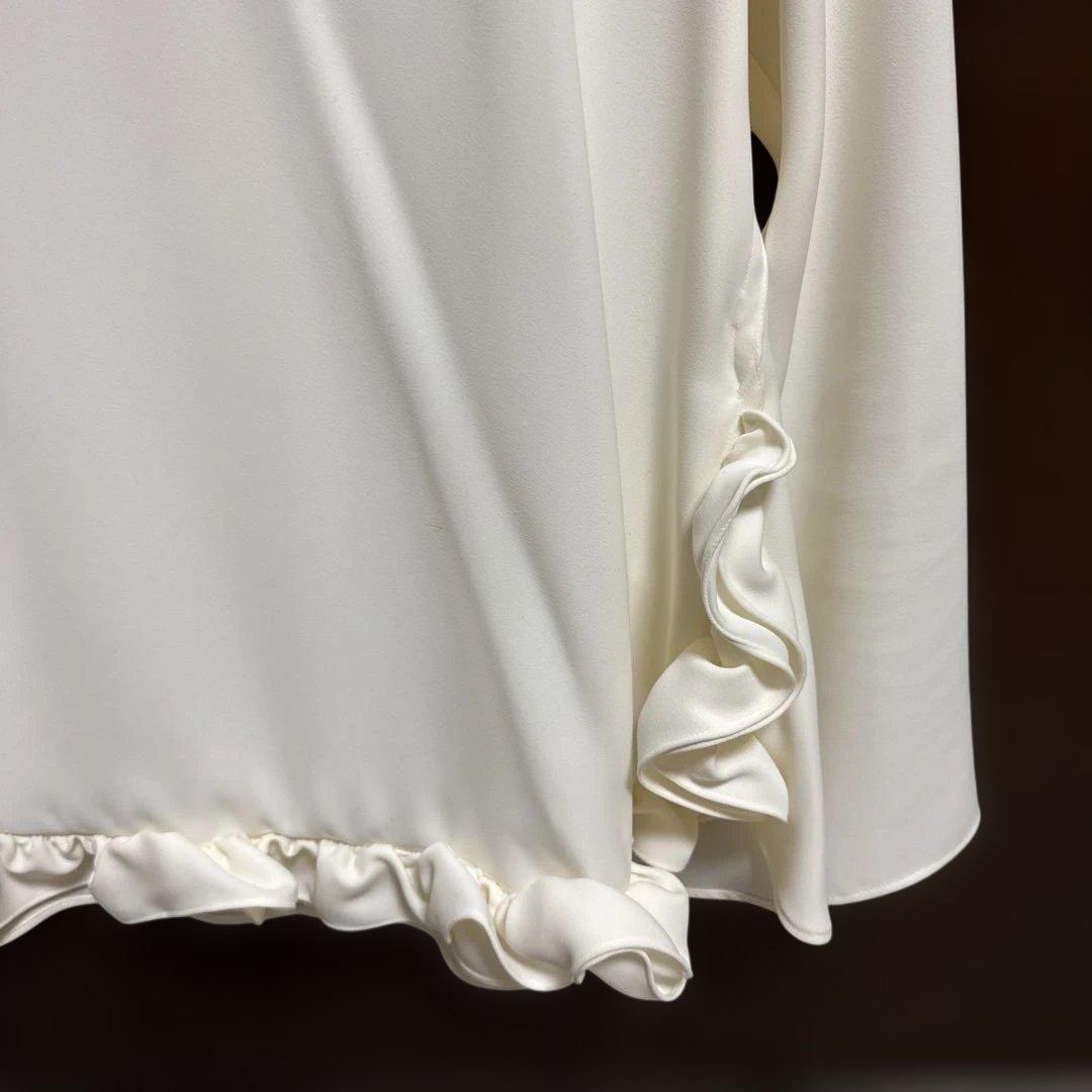 美品 YOKO CHAN フリル付き長袖シャツ