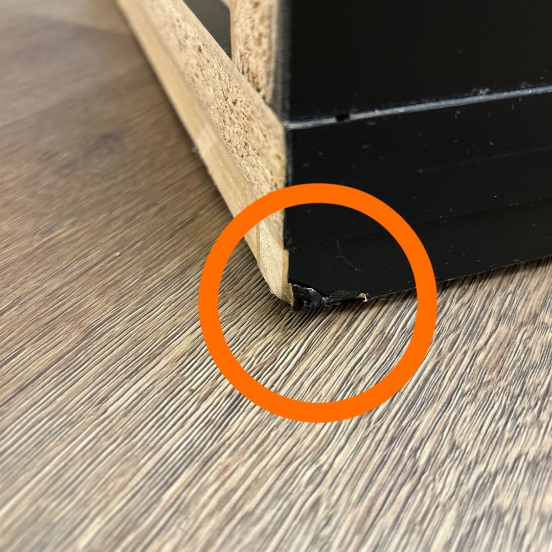 アウトレット品★黒いハイチェスト タンス 箪笥 整理タンス 開梱設置配送付