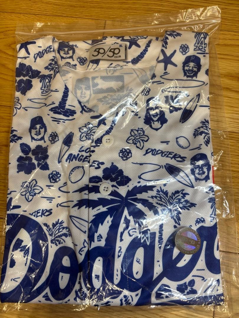 ⭐️ブラックフライデー⭐️非売品★大谷翔平サイン ユニフォームアロハハワイアンシャツ