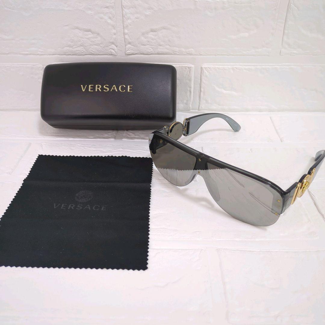 現行モデル✨　美品　VERSACE　メドゥーサ　サングラス　クリアブラック