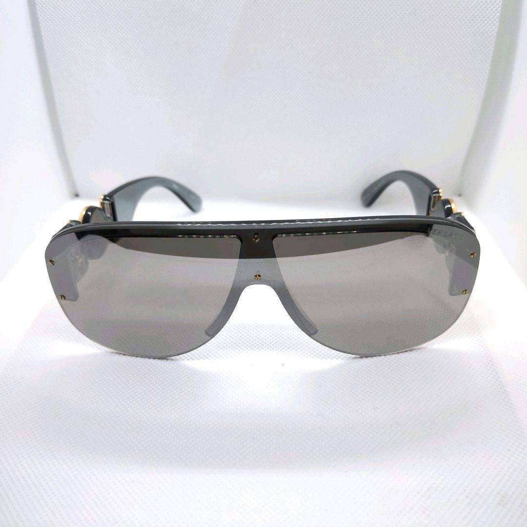 現行モデル✨　美品　VERSACE　メドゥーサ　サングラス　クリアブラック