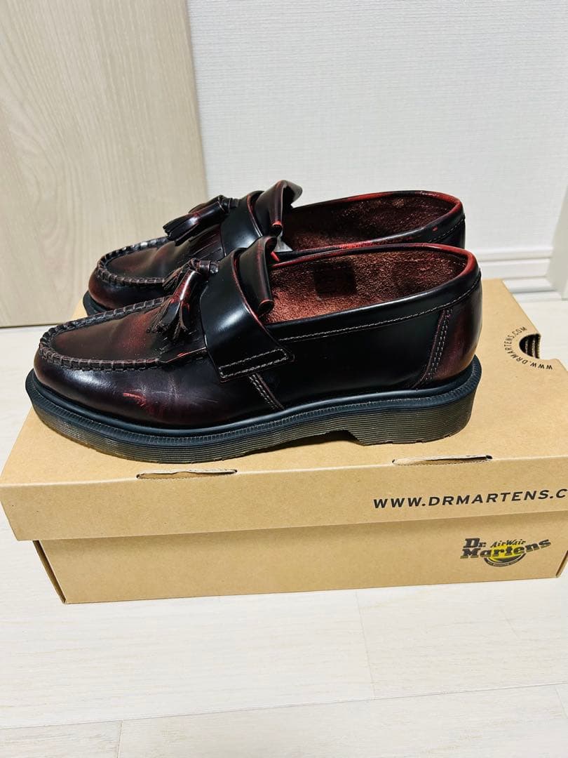 Dr.Martens ドクターマーチン タッセル ローファー チェリーレッド