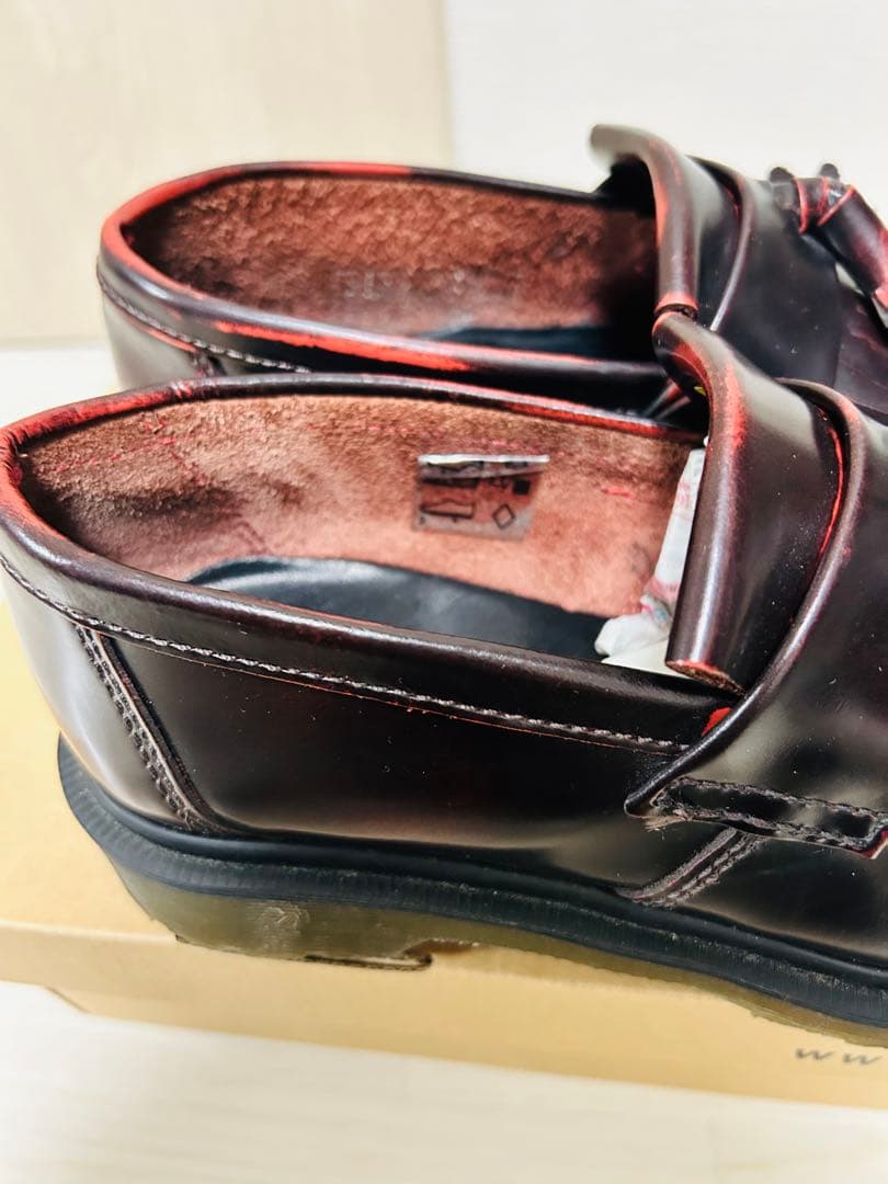 Dr.Martens ドクターマーチン タッセル ローファー チェリーレッド