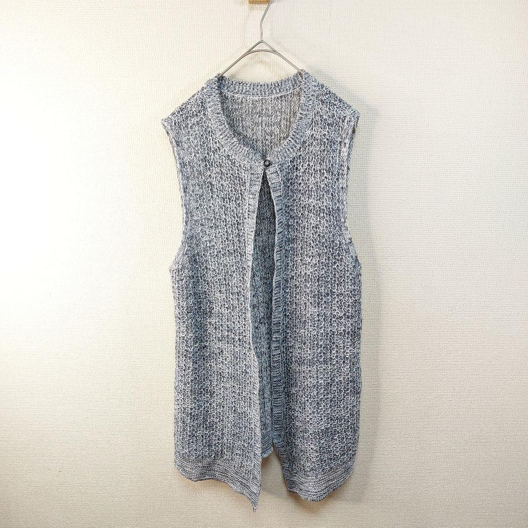 レリアン ホワイトレーベル トッパーズベスト　コットン１００　グレー　１１